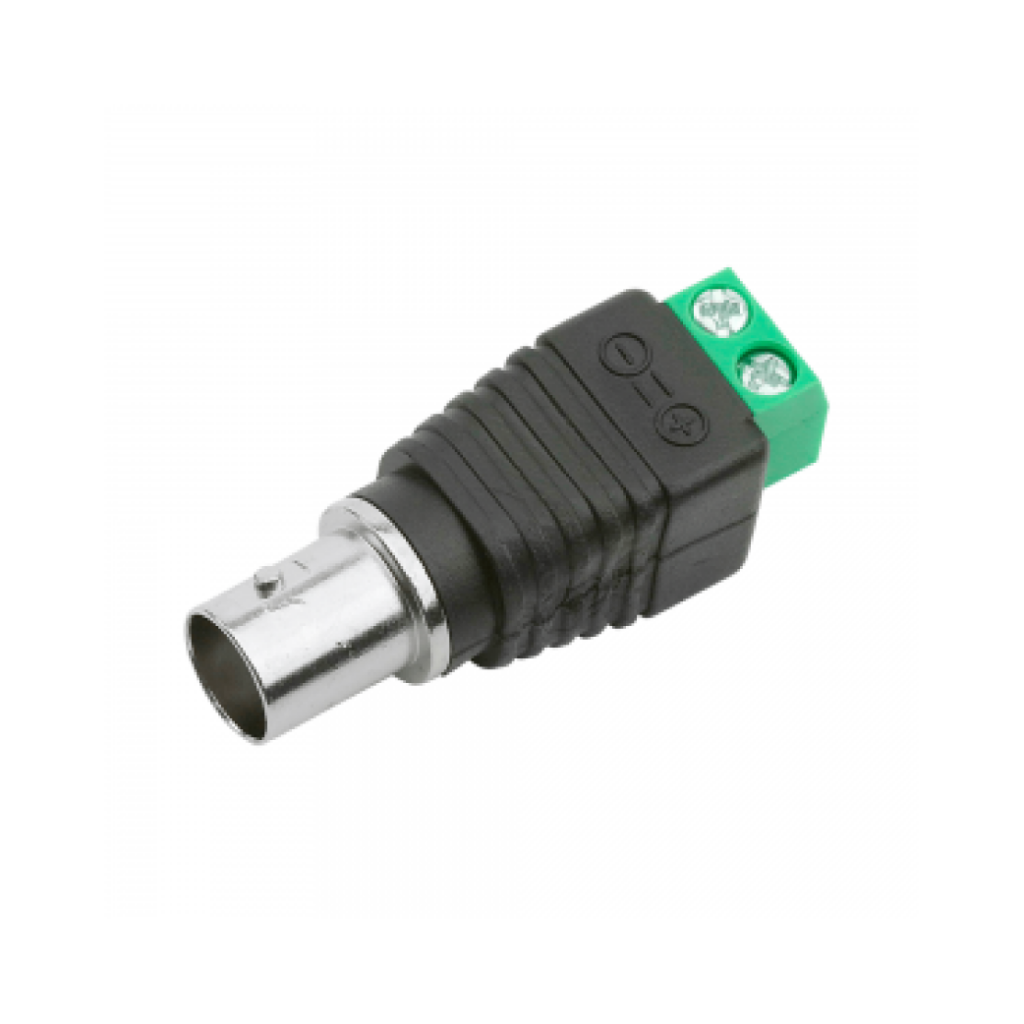CONECTOR BNC FÊMEA BORNE