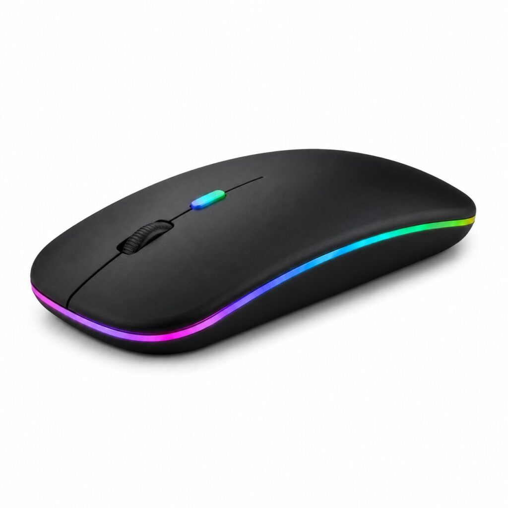 Mouse Sem Fio Multilaser com LED RGB