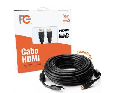 Cabo HDMI FULL HD 3D – 20 Metros