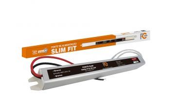 Fonte Driver Slim FIT LED Perfil 12V 3A 36W FC1203SN