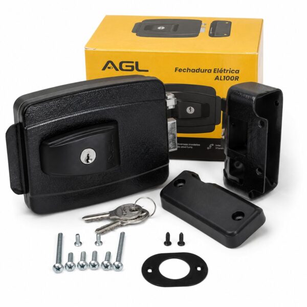 Fechadura Elétrica AGL AL100R 12V Reversível