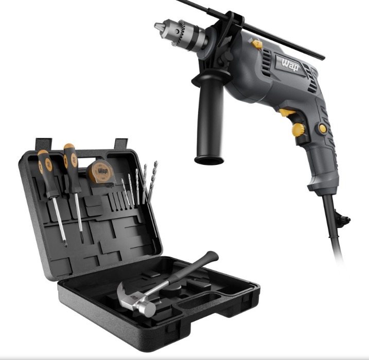 Parafusadeira e Furadeira de Impacto Wap WF 700K10 220V