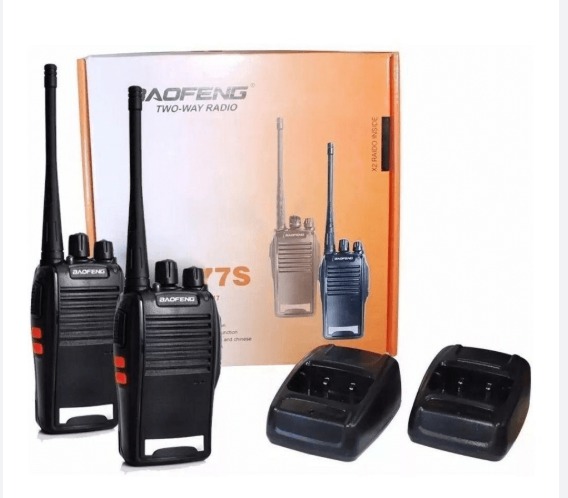Kit 2 Radio Comunicador Baofeng 777s Para Uso Profissional