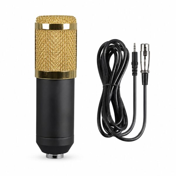 Microfone Condensador Profissional Tomate MT-1026 sem Pedestal