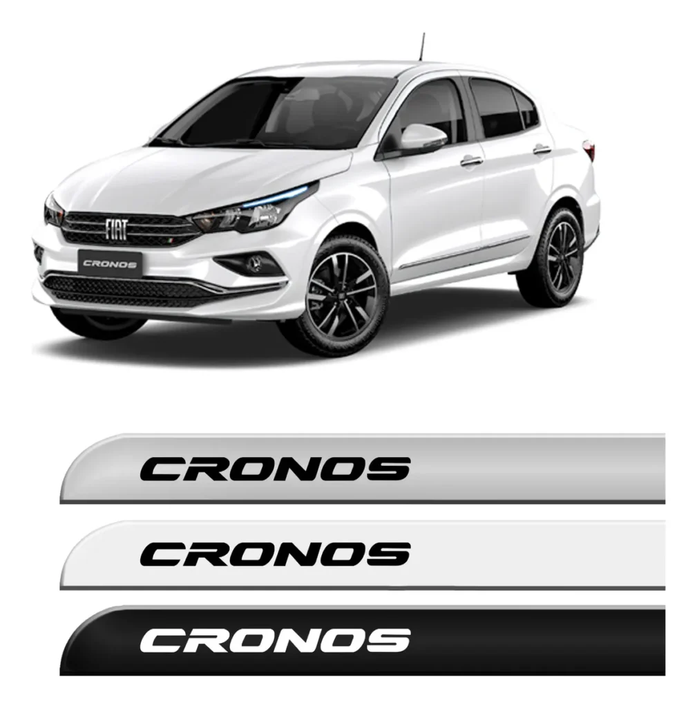Friso Lateral de Porta Fiat Cronos Prata