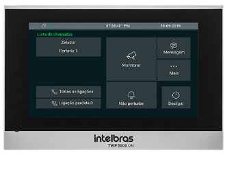 Terminal Interno Video Porteiro IP – TVIP3000UN