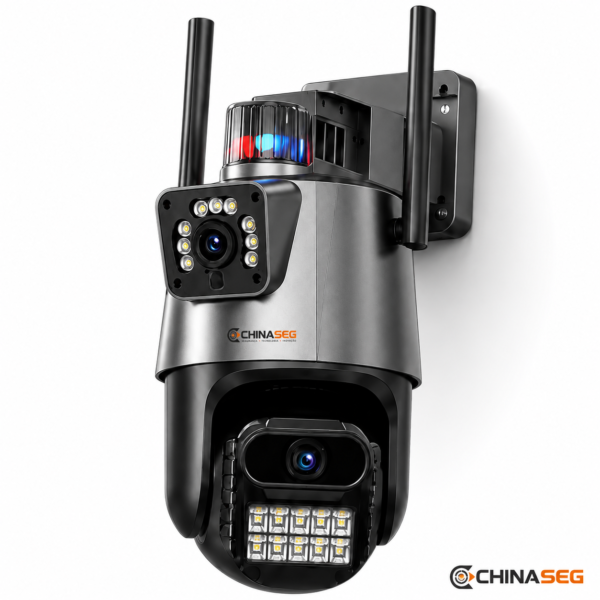 Câmera Wi-Fi com Sirene ChinaSeg P11 – Lente Dupla